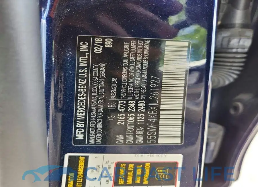 55SWF4KBXJU261927# 13