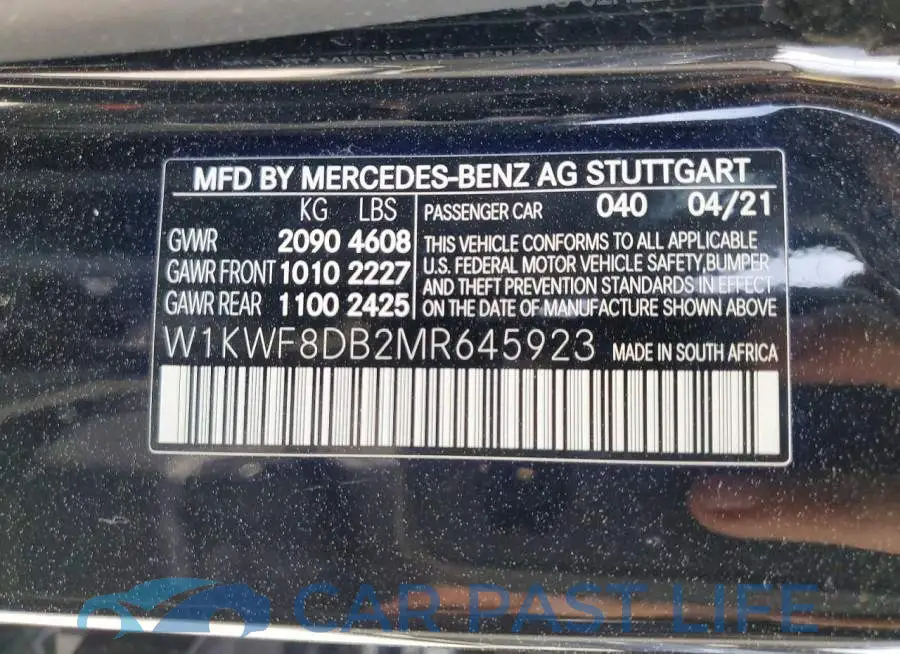 W1KWF8DB2MR645923# 13