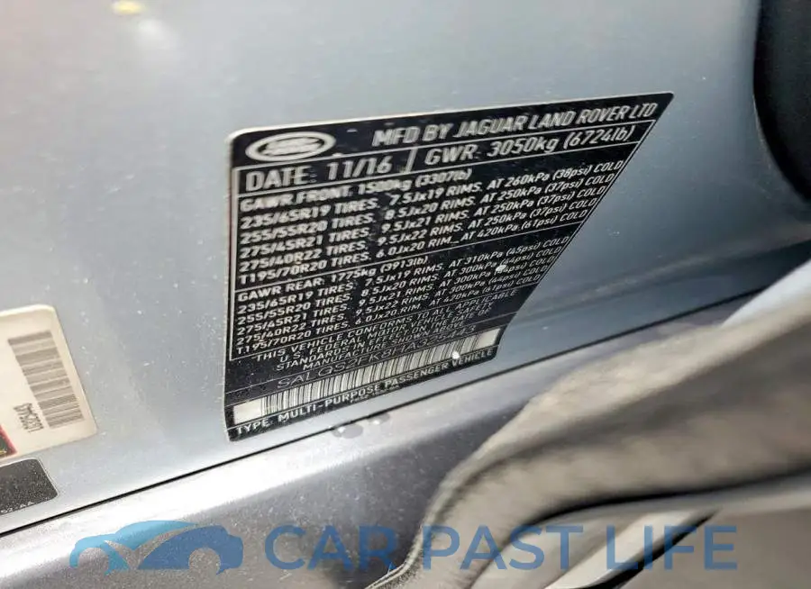 SALGS2FK8HA325443# 13