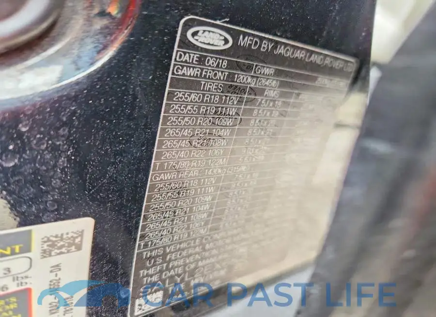 SALYL2EX6KA781818# 13