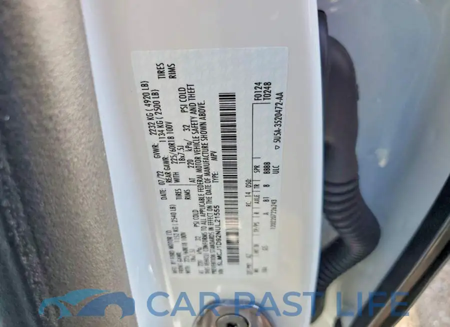 5LMCJ1D92NUL21555# 13