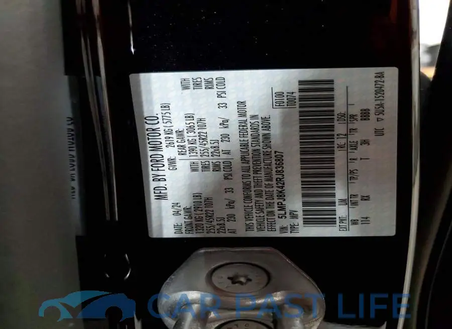 5LMPJ8K42RJ836807# 14