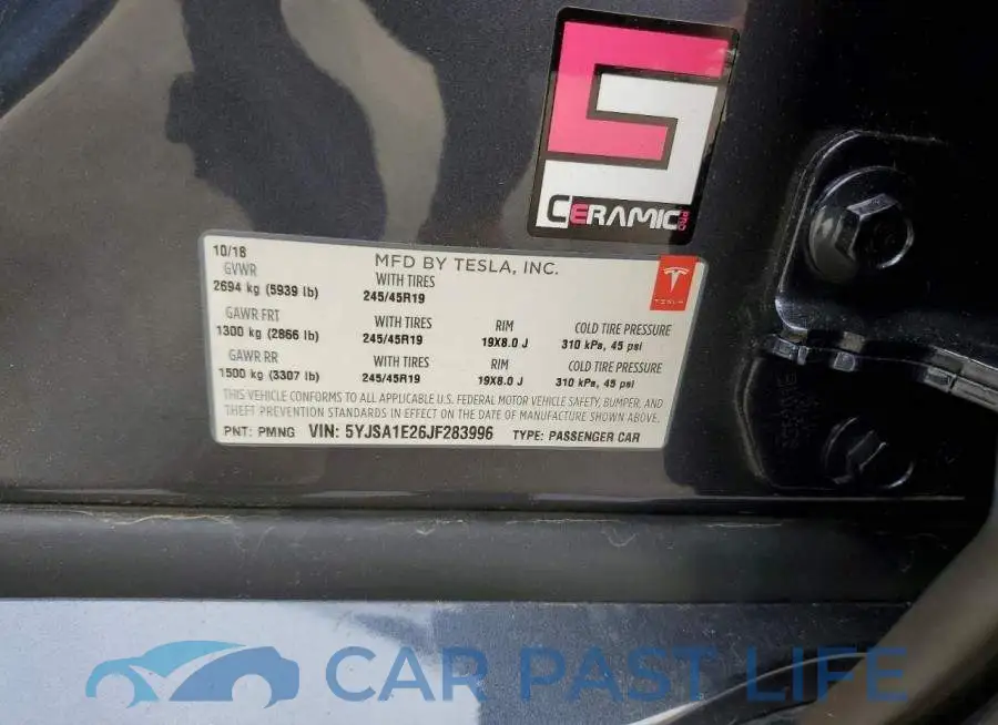 5YJSA1E26JF283996# 12