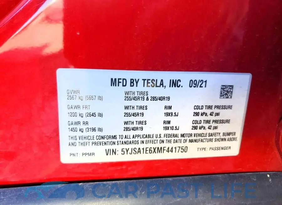 5YJSA1E6XMF441750# 12