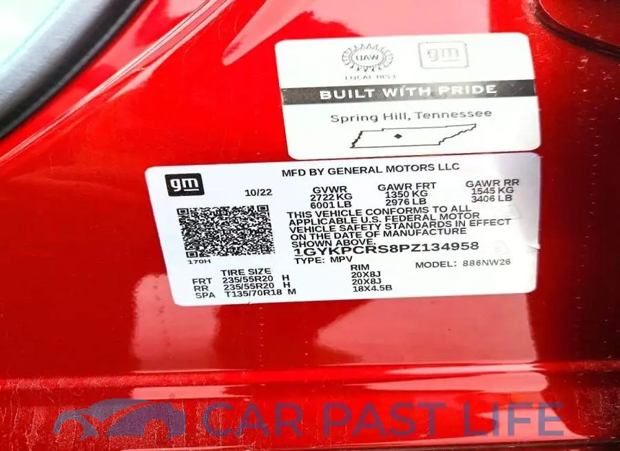 1GYKPCRS8PZ134958# 13