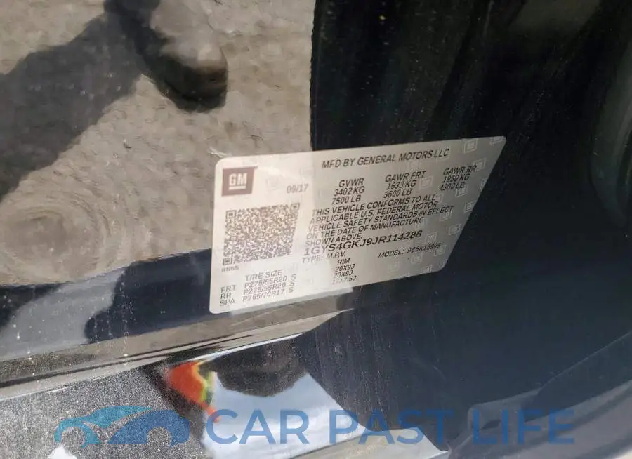 1GYS4GKJ9JR114288# 13