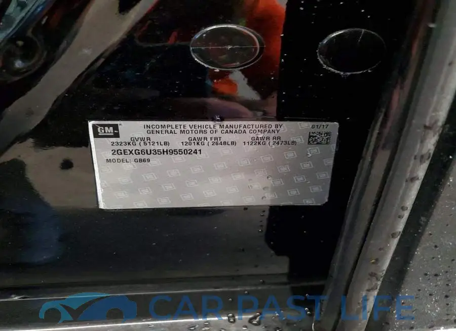 2GEXG6U35H9550241# 13