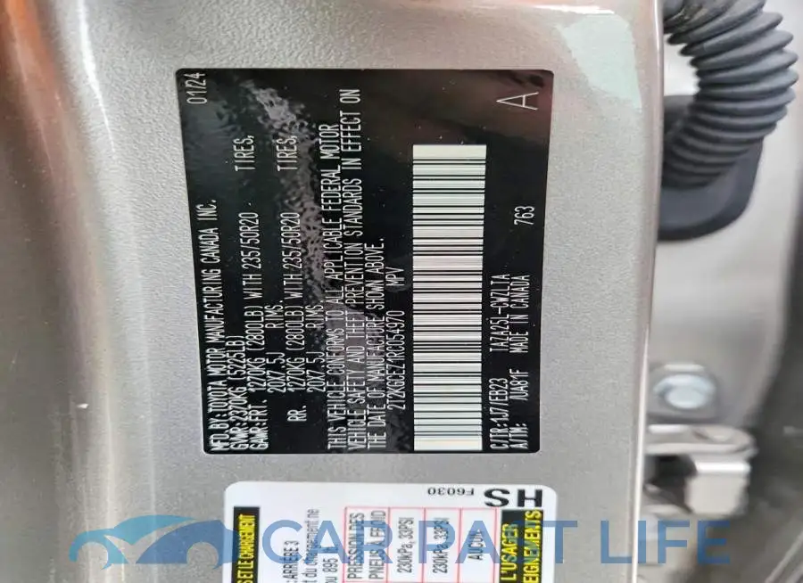 2T2KGCEZ1RC054970# 13