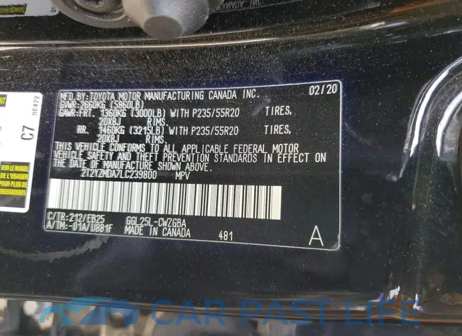 2T2YZMDA7LC239800# 14