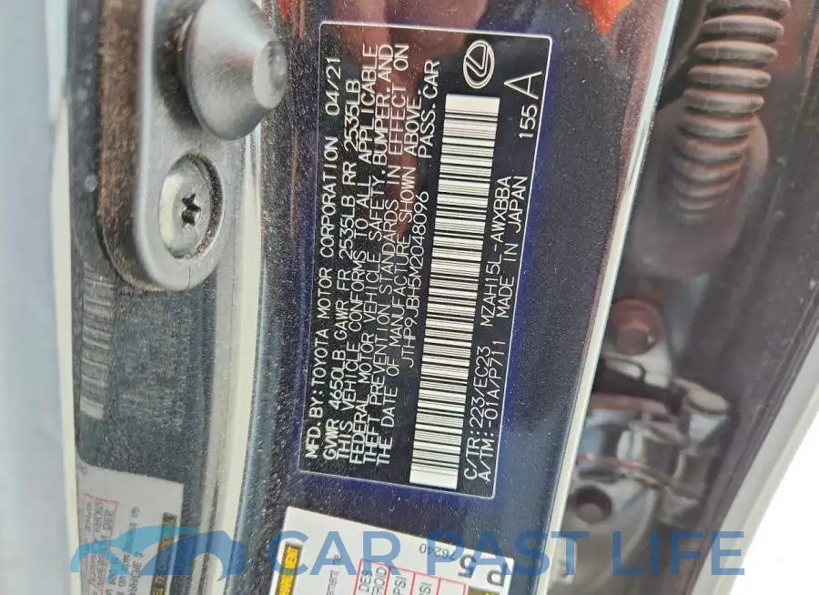 JTHP9JBH5M2048096# 14