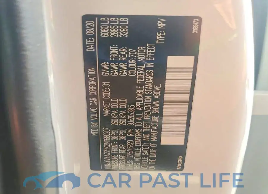 YV4A22PK2M1680207# 14