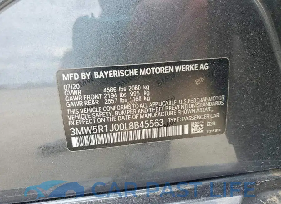 3MW5R1J00L8B45563# 12