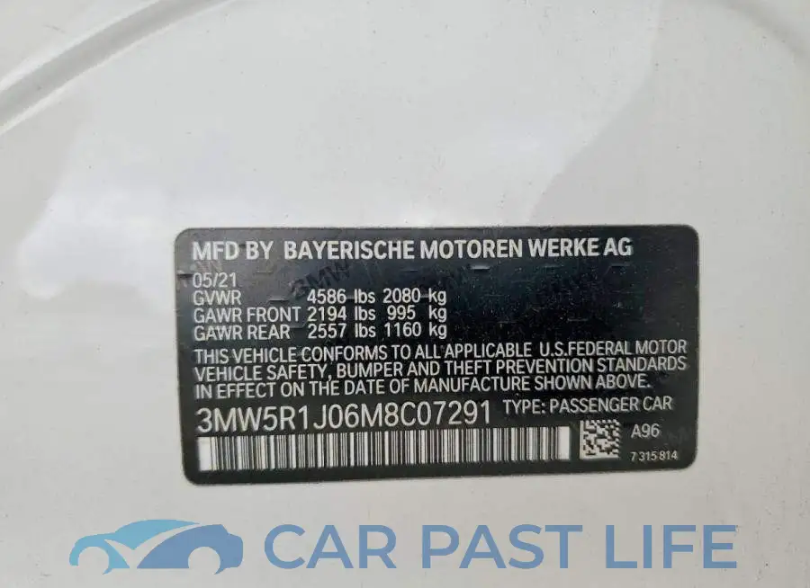 3MW5R1J06M8C07291# 12