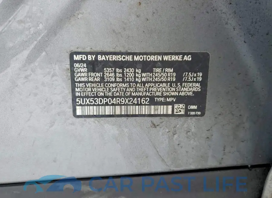 5UX53DP04R9X24162# 13