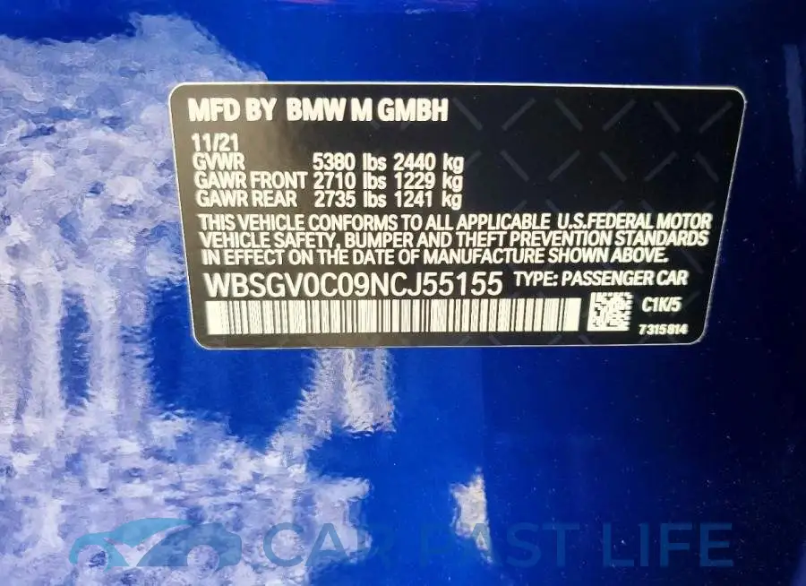 WBSGV0C09NCJ55155# 13