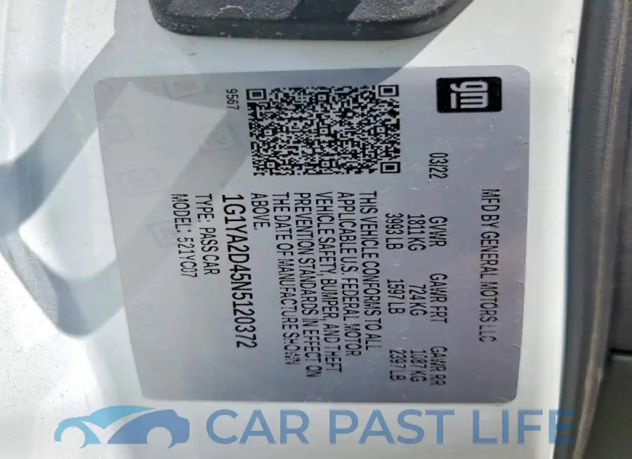 1G1YA2D45N5120372# 12