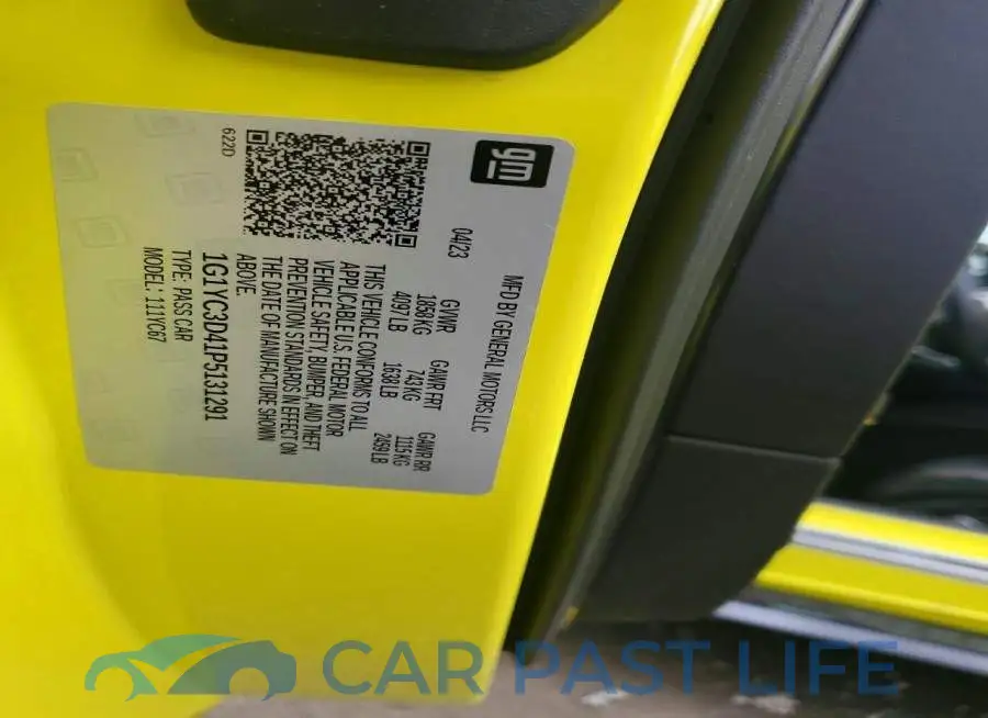 1G1YC3D41P5131291# 13