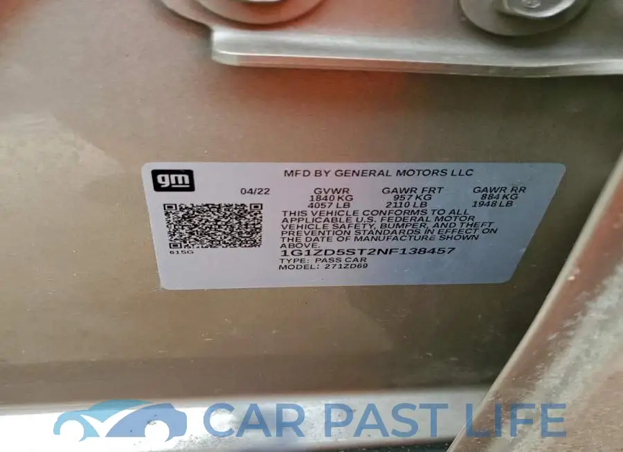 1G1ZD5ST2NF138457# 12