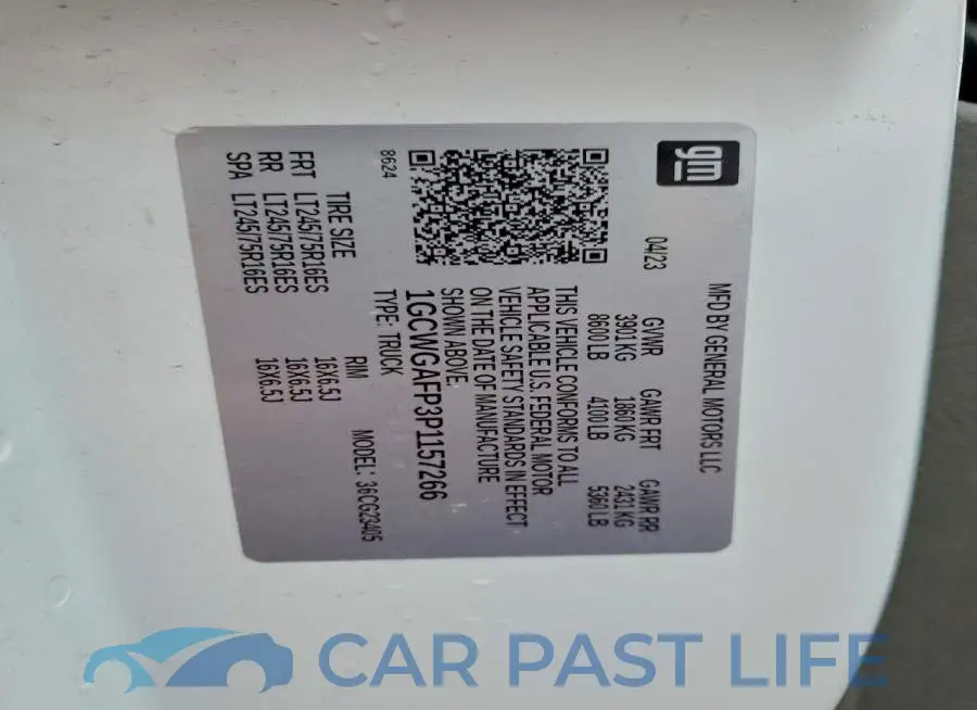 1GCWGAFP3P1157266# 13