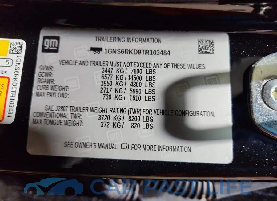 1GNS6RKD9TR103484# 13