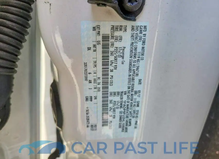 1FADP5FU2HL105062# 12