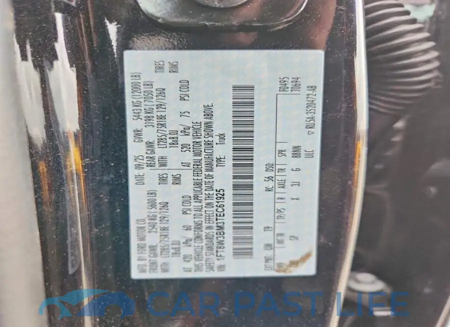 1FT8W3BM3TEC61925# 12