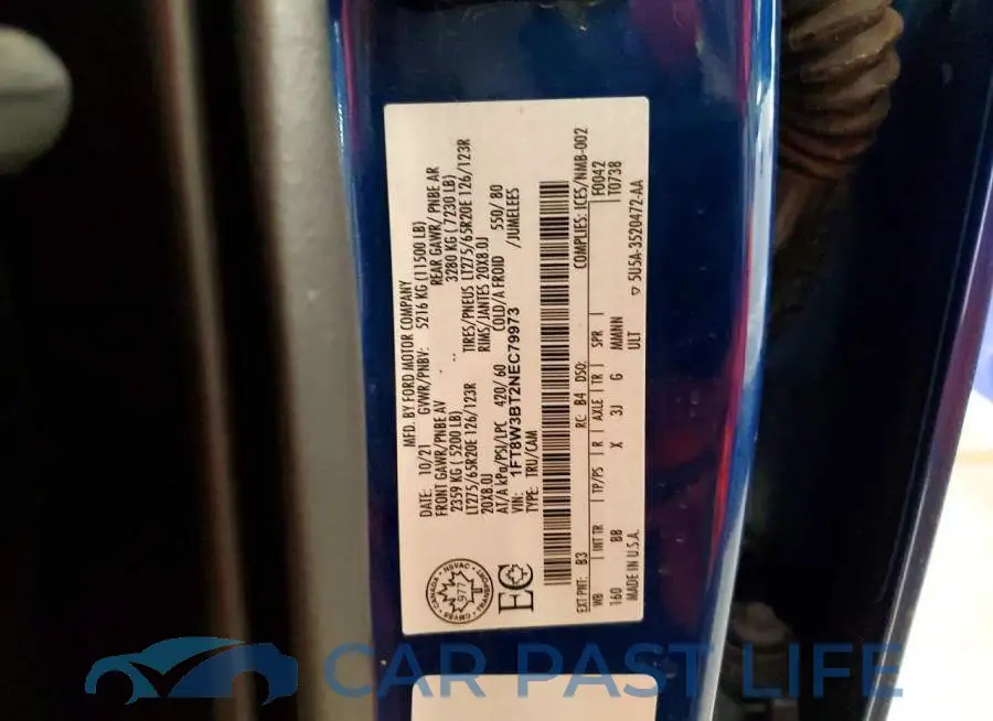 1FT8W3BT2NEC79973# 13