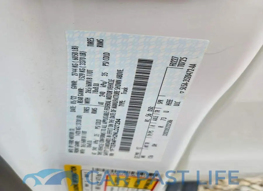 1FTER4FH2NLD27294# 12
