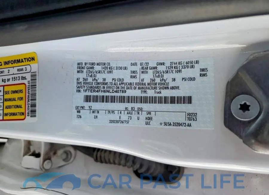 1FTER4FH6NLD40789# 12