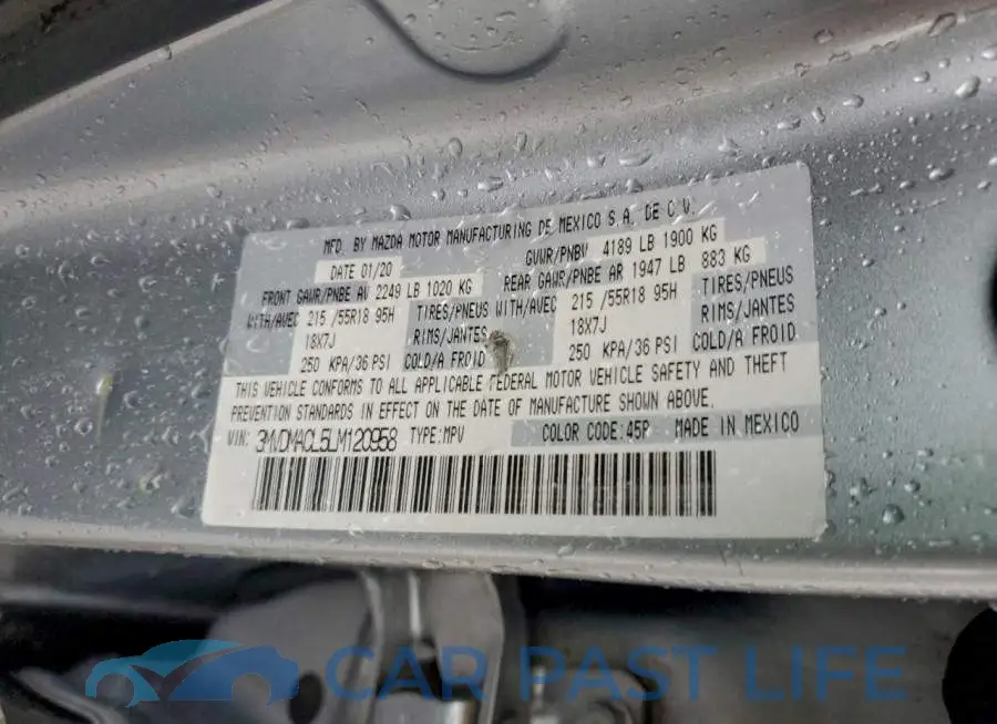 3MVDMACL5LM120958# 13