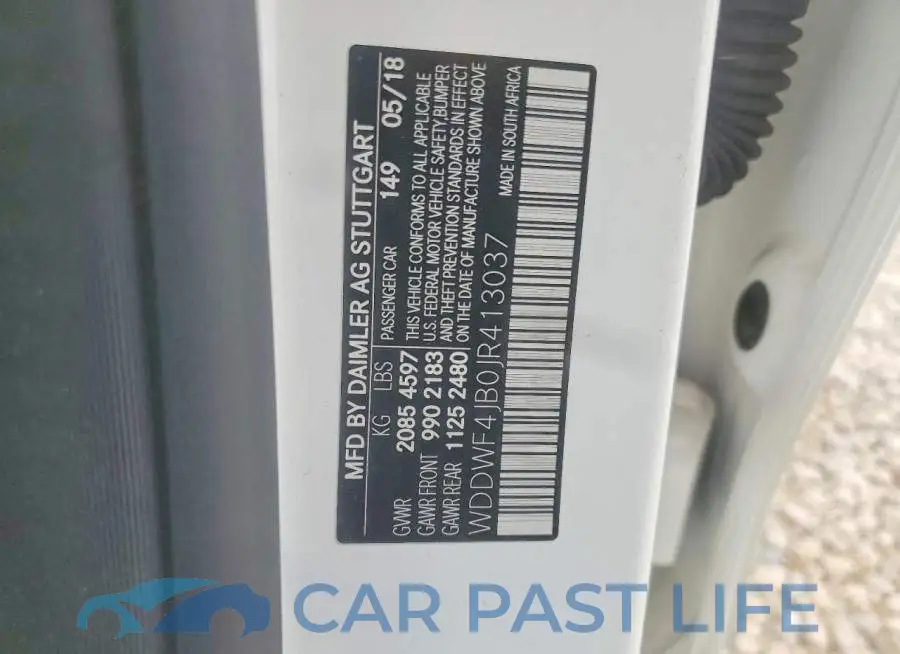 WDDWF4JB0JR413037# 12