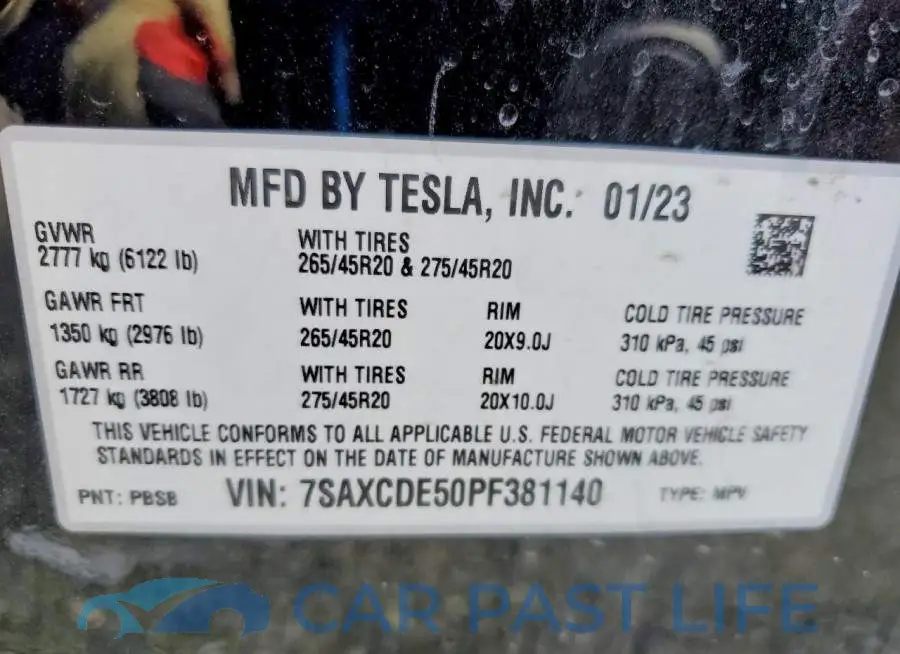 7SAXCDE50PF381140# 13