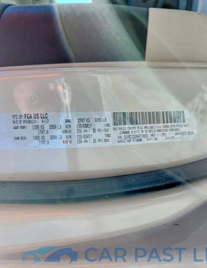2C4RC1DG9HR770856# 13