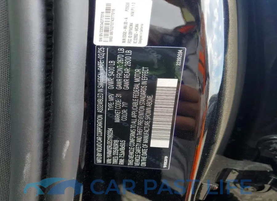 YV4M12RJ3S1190294# 13