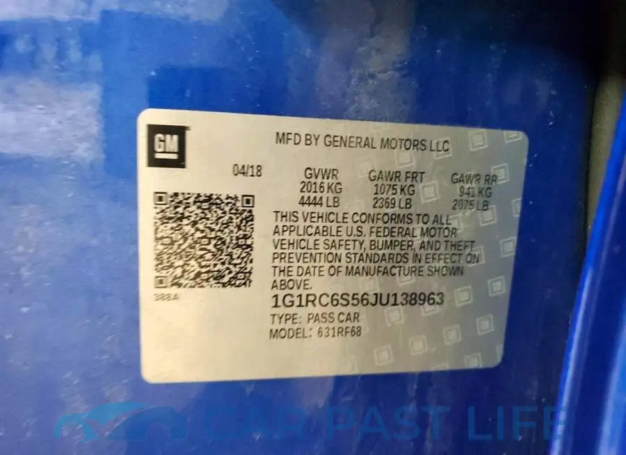 1G1RC6S56JU138963# 12