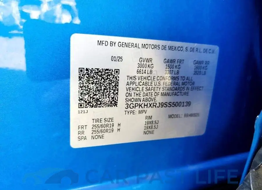 3GPKHXRJ9SS500139# 14