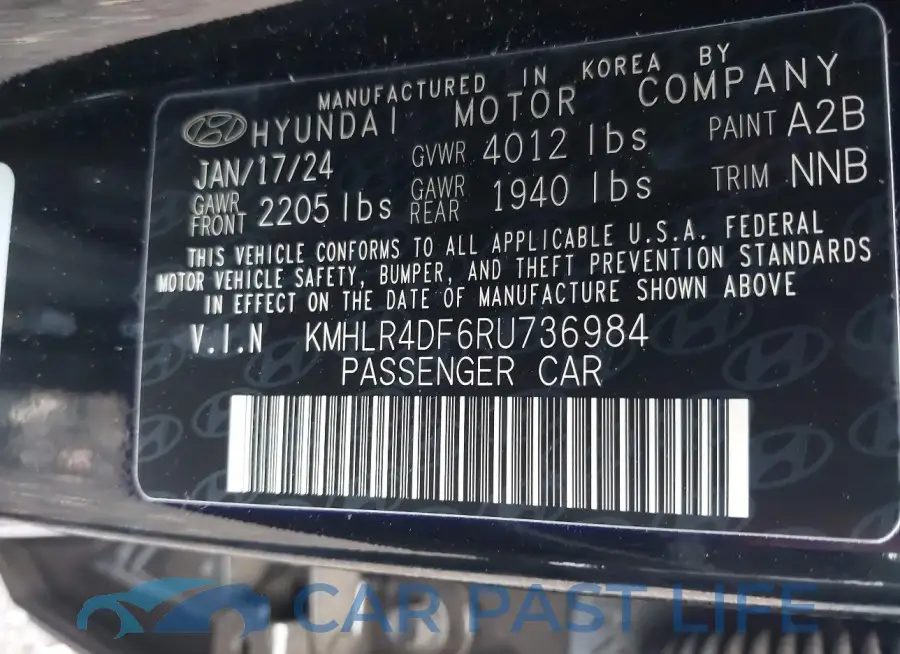 KMHLR4DF6RU736984# 9
