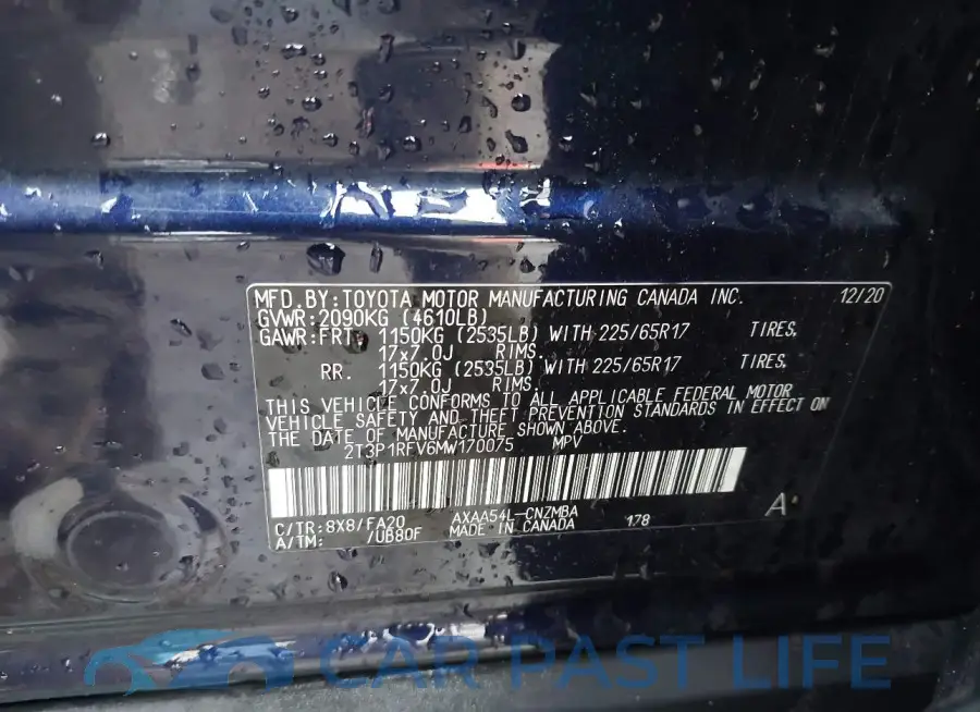 2T3P1RFV6MW170075# 9