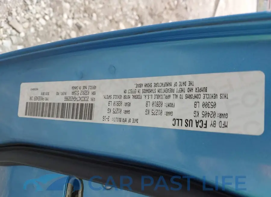 2C3CDXCT4GH232966# 9
