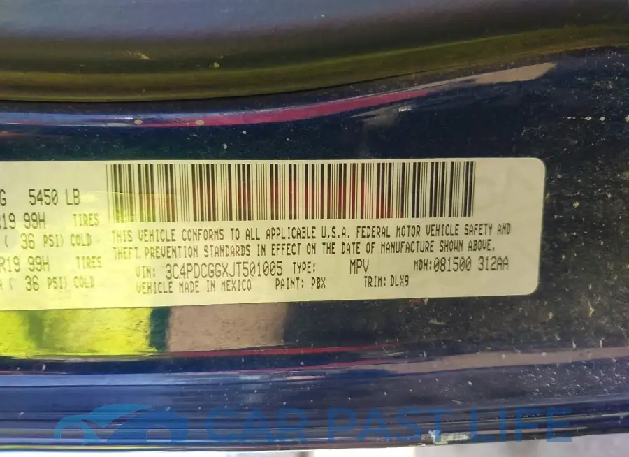 3C4PDCGGXJT501005# 9