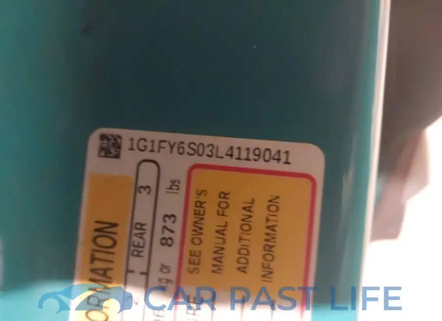 1G1FY6S03L4119041# 9