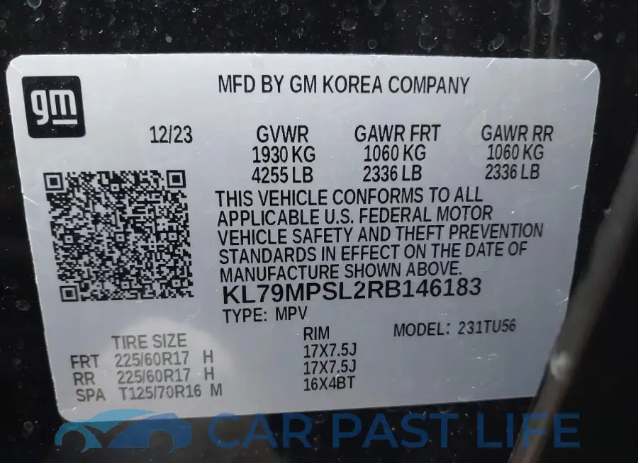 KL79MPSL2RB146183# 9