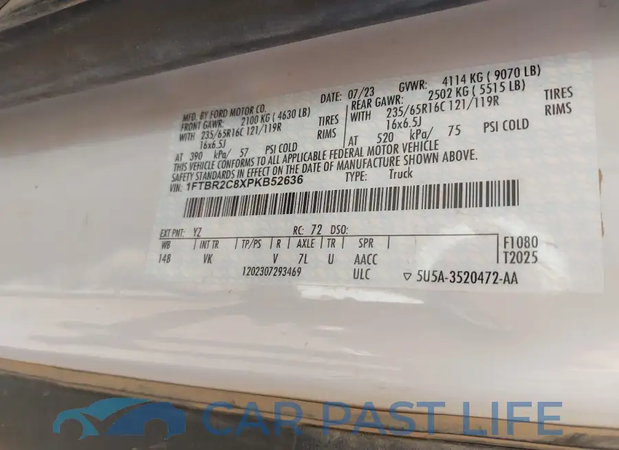 1FTBR2C8XPKB52636# 9