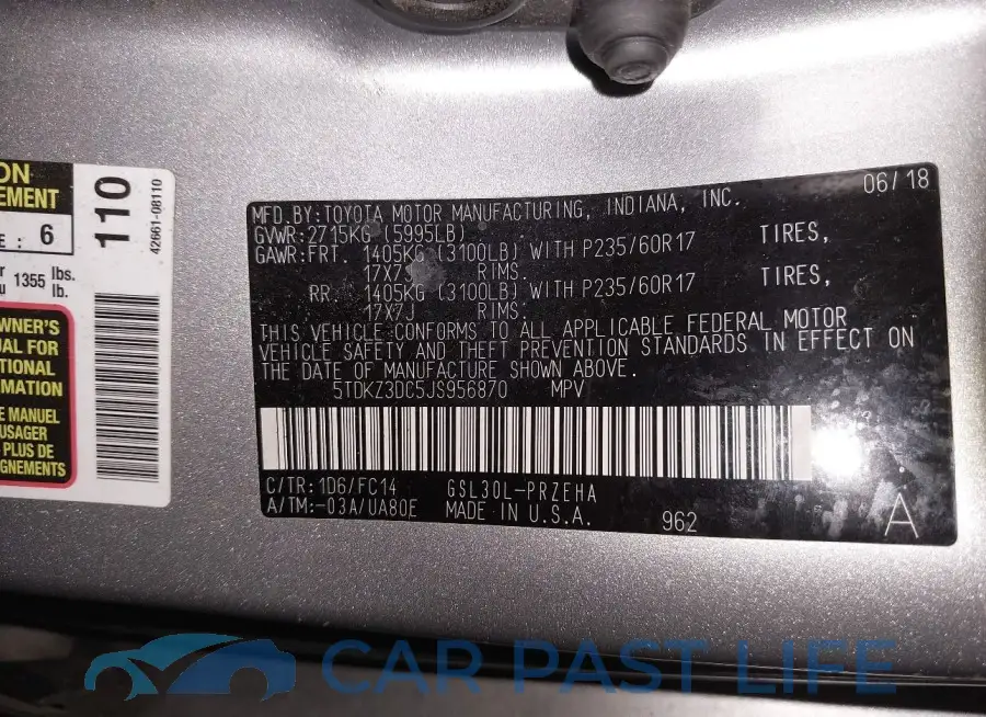 5TDKZ3DC5JS956870# 9