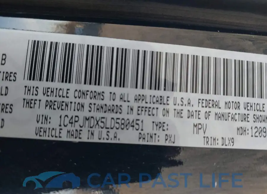 1C4PJMDX5LD580451# 9
