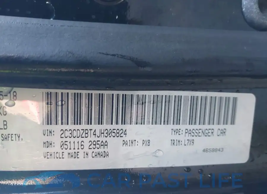 2C3CDZBT4JH305824# 9