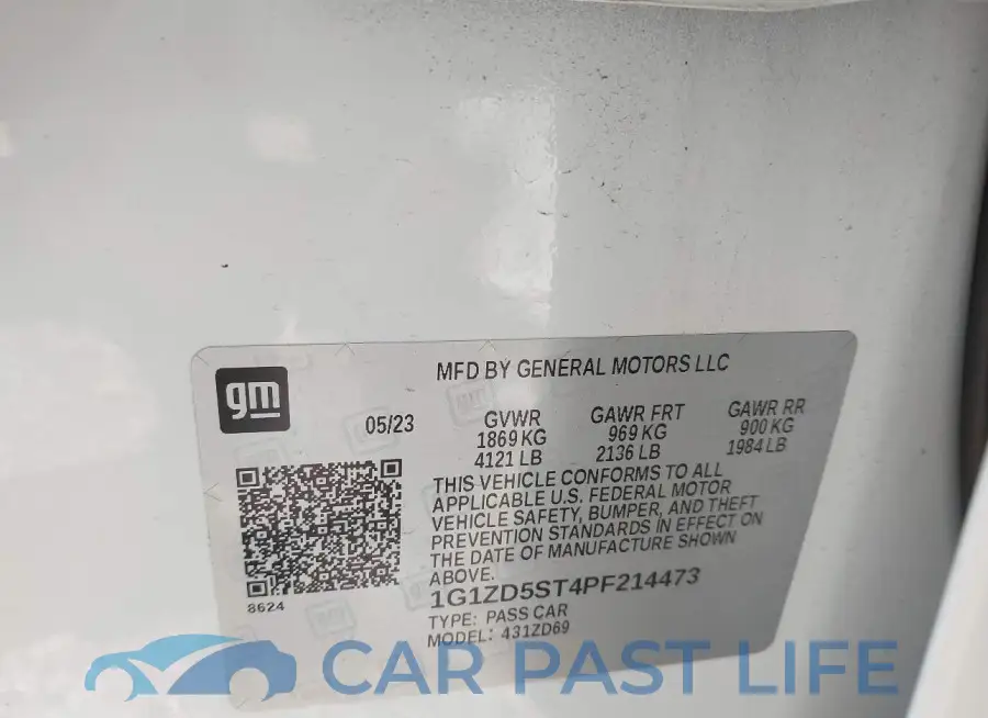 1G1ZD5ST4PF214473# 9