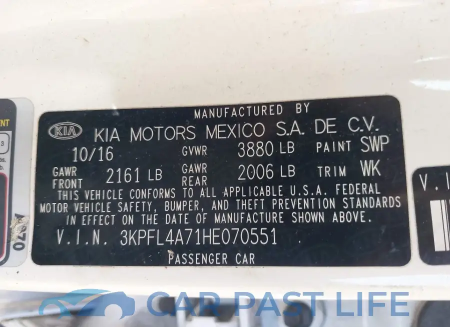 3KPFL4A71HE070551# 9