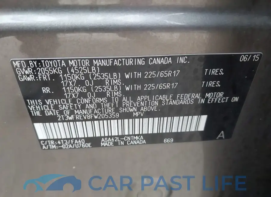 2T3WFREV8FW205359# 9