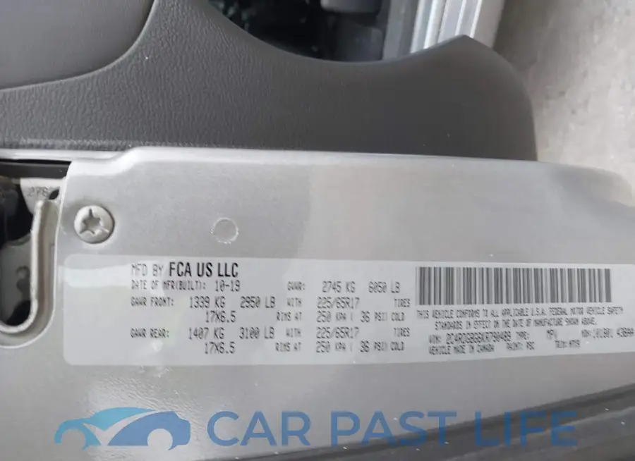 2C4RDGBG6KR790489# 9